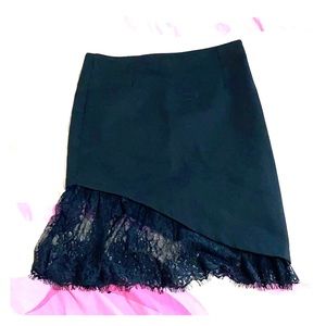 Simple edgy work skirt